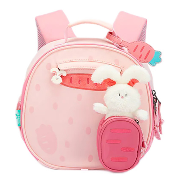 Рюкзаки та сумки - Дитячий рюкзак з м'якою іграшкою Mideer Рожевий розмір S (MD2252)#2