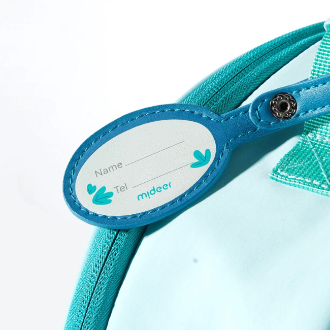 Рюкзаки та сумки - ​Дитячий рюкзак з м'якою іграшкою Mideer Блакитний розмір S (MD2253)#5