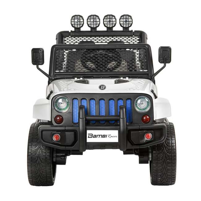 Електромобілі - Електромобіль Bambi Racer Джип на радіокеруванні білий (M 3237EBLR-1)#2