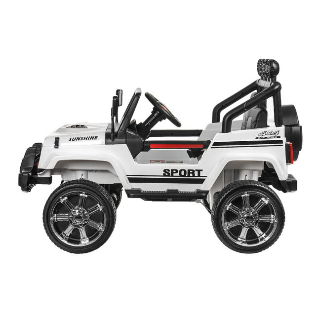 Електромобілі - Електромобіль Bambi Racer Джип на радіокеруванні білий (M 3237EBLR-1)#3