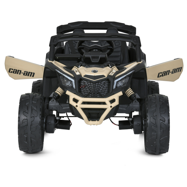 Електромобілі - Електромобіль Bambi Racer Джип чорно-бежевий (M 5099EBLR-RS(24V))#2