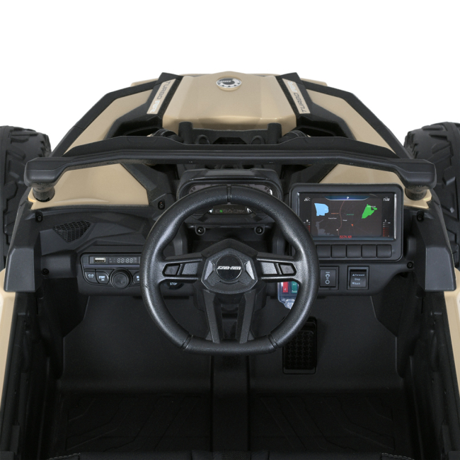 Електромобілі - Електромобіль Bambi Racer Джип чорно-бежевий (M 5099EBLR-RS(24V))#7