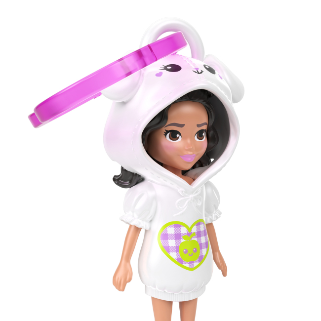 Ляльки - Мінілялька-брелок Polly Pocket у худі Біла (JMN38/4)#2