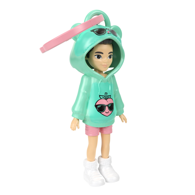 Ляльки - Мінілялька-брелок Polly Pocket у худі М'ятна (JMN38/8)#2