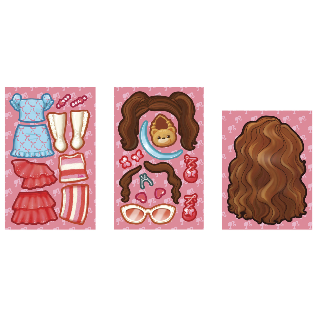 Ляльки - Ігровий набір Barbie Стіккі Стайл Лялечка шотенка (JMV91/3)#2