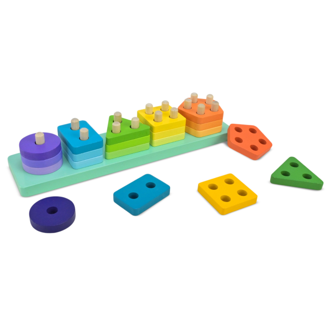 Розвивальні іграшки - ​Дерев'яний сортер Країна Іграшок (C15024)#2