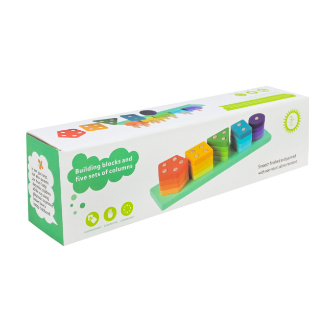 Розвивальні іграшки - ​Дерев'яний сортер Країна Іграшок (C15024)#3