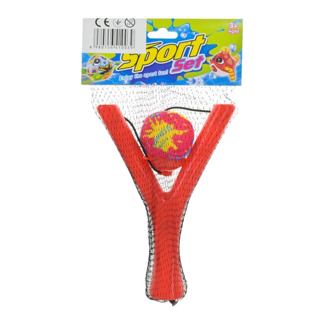 Стрелковое оружие - Рогатка Країна Іграшок с мячиком красная (YX1121/4)#2