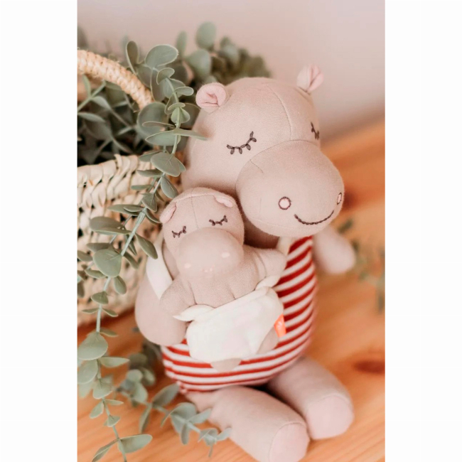 Мягкие животные - Мягкая игрушка Kikadu Бегемот 30 см (2415601)#2