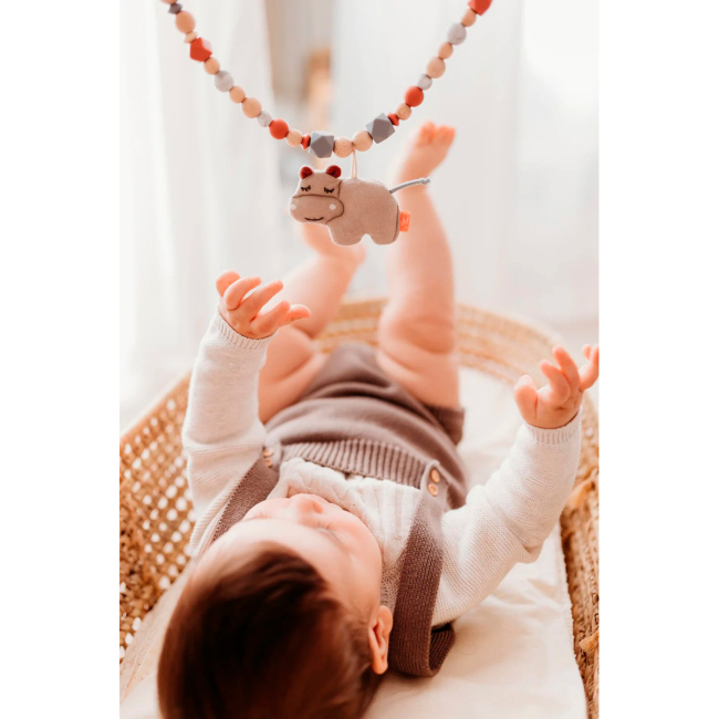 Подвески, мобили - Подвеска-цепочка для коляски Kikadu Бегемот (2414802)#2