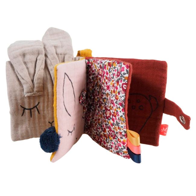 Развивающие игрушки - Мягкая книга Kikadu Кролик (1814802)#2