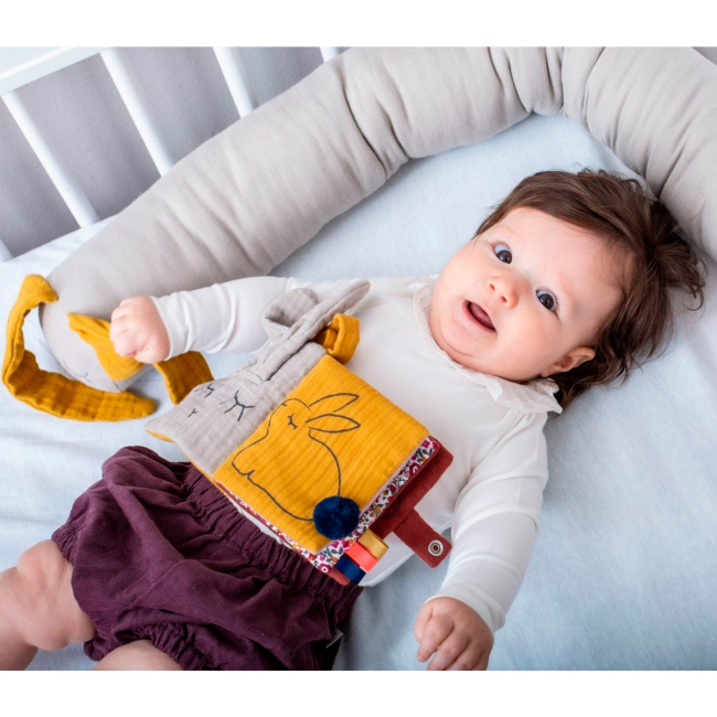 Развивающие игрушки - Мягкая книга Kikadu Кролик (1814802)#4