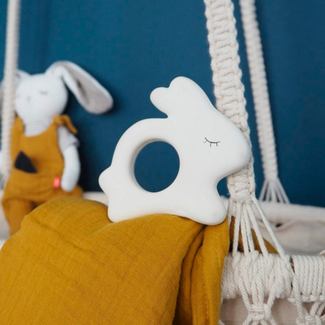 Брязкальця, прорізувачі - Прорізувач каучуковий Kikadu Кролик (1874500)#2