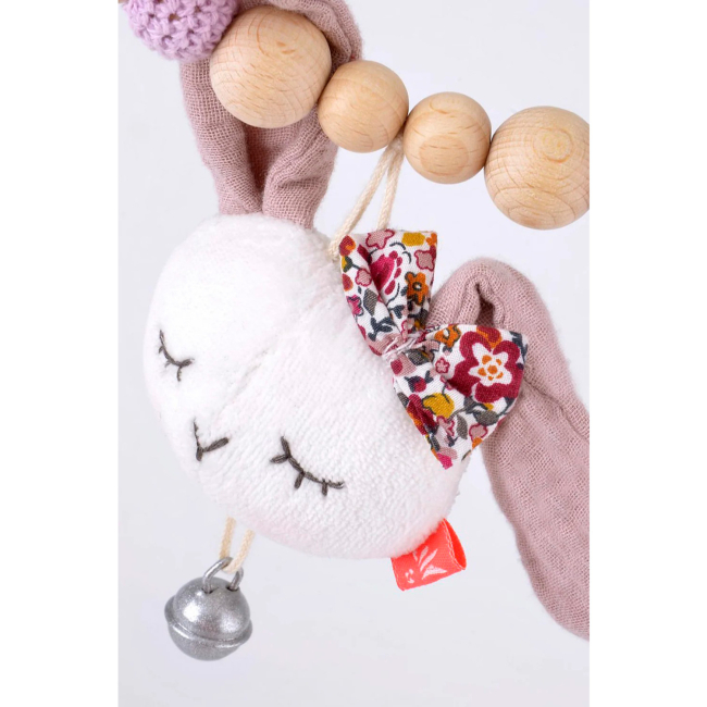 Підвіски, мобілі - Підвіска-ланцюжок для візочка Kikadu Зайка (1814801)#2