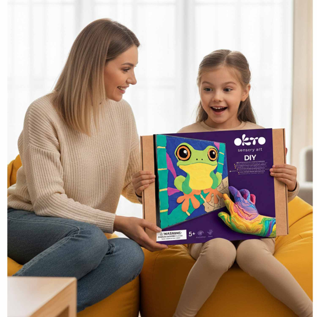 Наборы для творчества - Набор для творчества OKTO 3D картина Лягушка (20048)#4