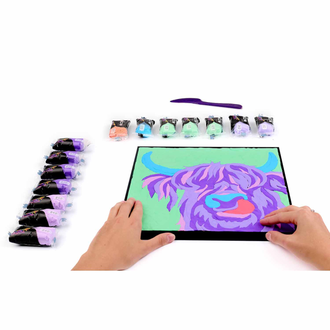 Наборы для творчества - Набор для творчества OKTO 3D картина Ирландская корова (20049)#3