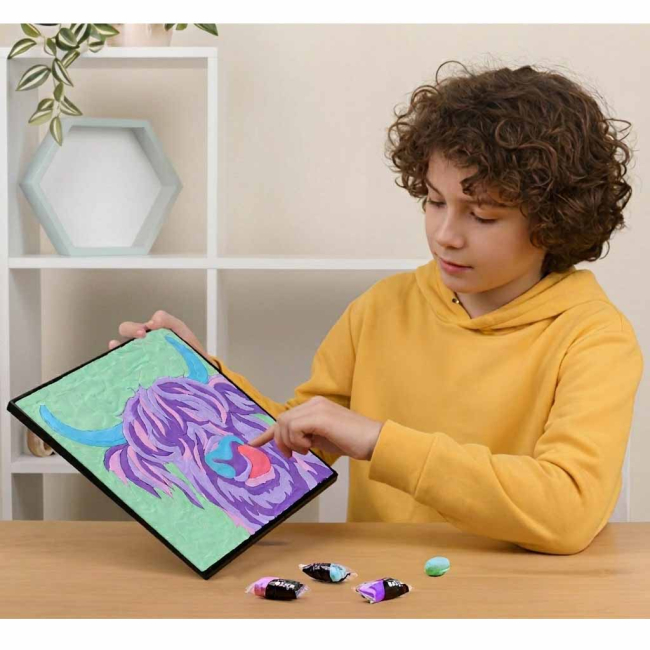 Наборы для творчества - Набор для творчества OKTO 3D картина Ирландская корова (20049)#4