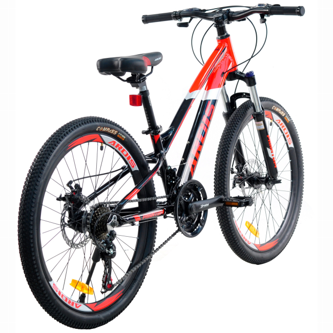 Велосипеди - Велосипед Ardis 24 МТВ AL Phantom 11'' червоний (4053-110-3)#3