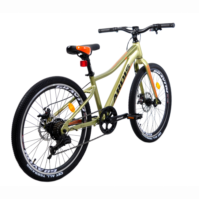 Велосипеди - Велосипед Ardis 24 МТВ AL Skif 11'' зелений (3011-110-1)#3