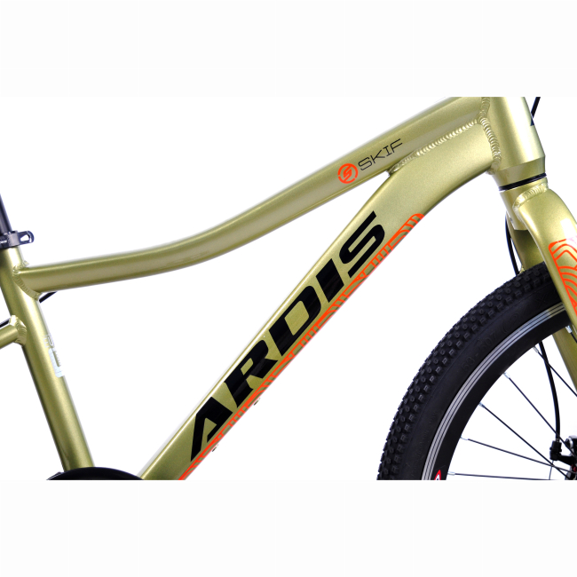 Велосипеди - Велосипед Ardis 24 МТВ AL Skif 11'' зелений (3011-110-1)#7