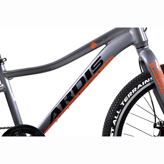 Велосипеди - Велосипед Ardis 24 МТВ AL Skif 11'' сірий (3011-110-2)#6