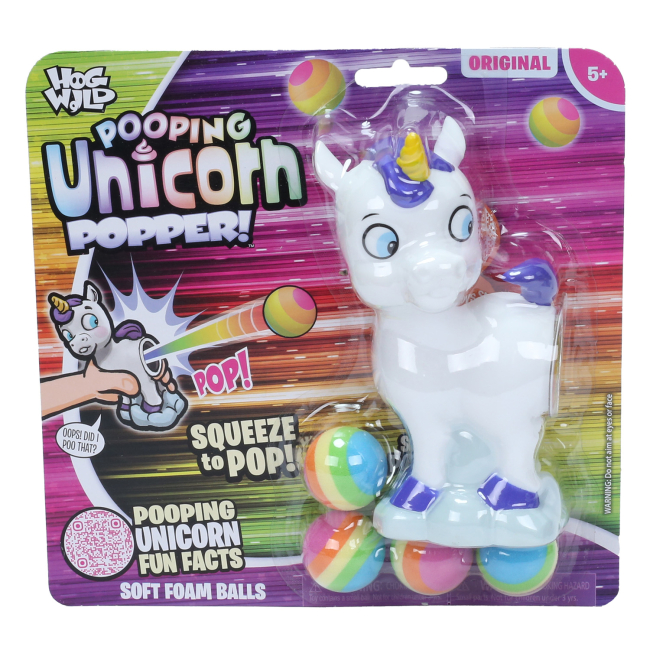 Фигурки животных - Игровой набор HogWild Стреляющий зверек Единорог (HW54904)#4