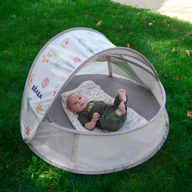 Палатки - Игровая палатка Beaba Breezy Anti UV песочная (930403)#7