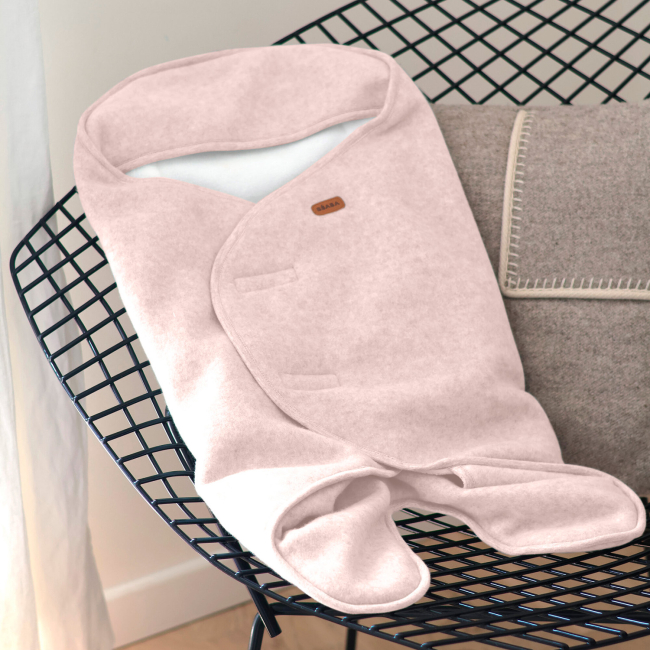 Товары по уходу - Конверт Beaba Babynomade флисовый розовый (948011)#3