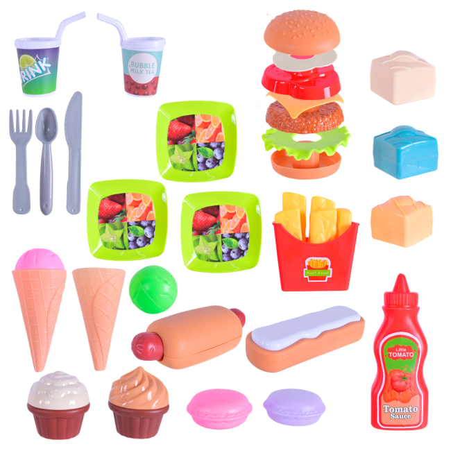 Наборы профессий - Игровой набор Shantou Jinxing Продукты столик с мороженым (3000-7/8/2)#2