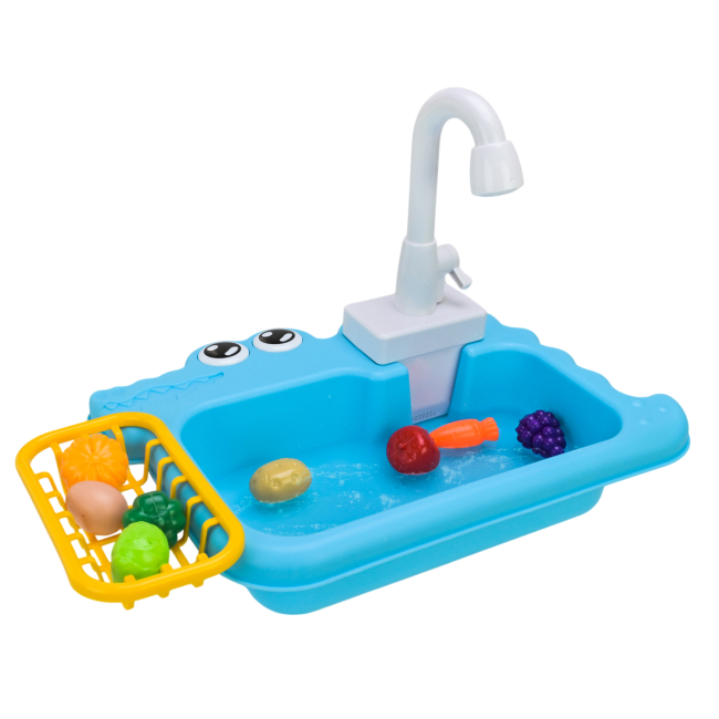 Дитячі кухні та побутова техніка - Ігровий набір Shantou Jinxing Маленька господиня блакитний (PL-524-301/1)#2