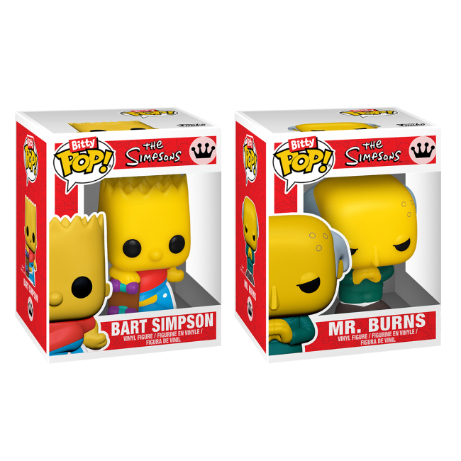 Фігурки персонажів - Набір фігурок Funko Bitty Pop Simpsons Барт і Містер Бернс (94216)#2
