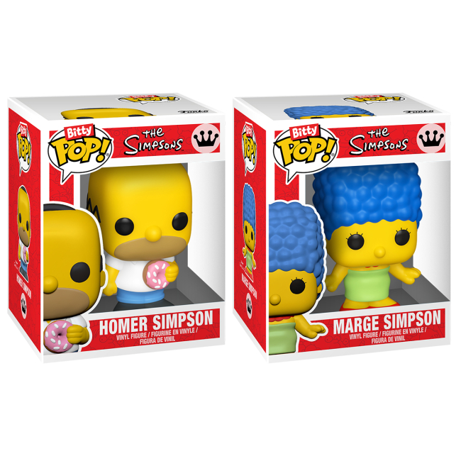 Фігурки персонажів - Набір фігурок Funko Bitty Pop Simpsons Гомер і Мардж (94217)#2