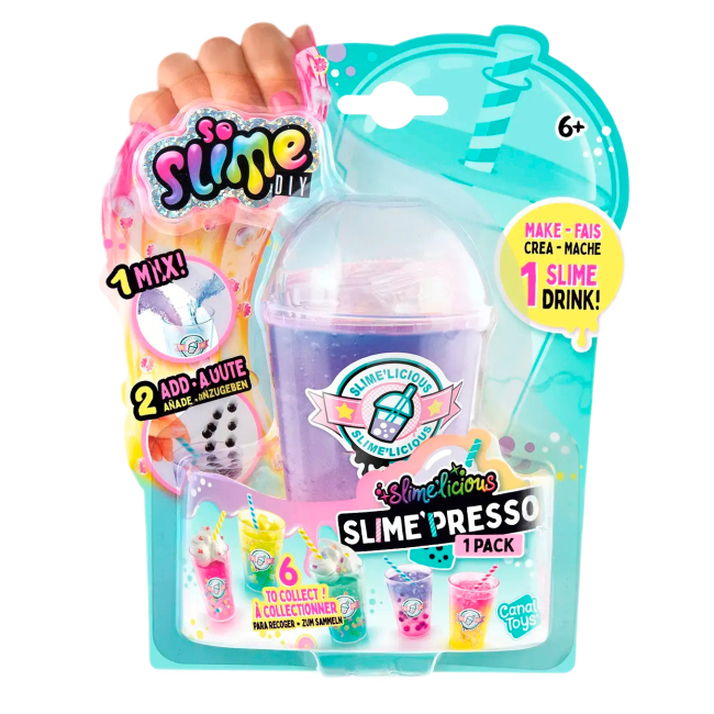 Научные игры, фокусы и опыты - ​Набор для творчества Canal Toys Slime DIY Бабл Ти в ассортименте (SSC252)#2
