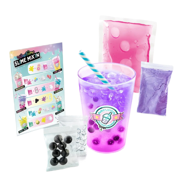Научные игры, фокусы и опыты - ​Набор для творчества Canal Toys Slime DIY Бабл Ти в ассортименте (SSC252)#4