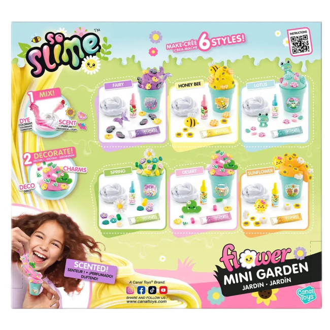 Научные игры, фокусы и опыты - ​Набор для творчества Canal Toys Slime DIY Цветочный сад (SSC419)#2