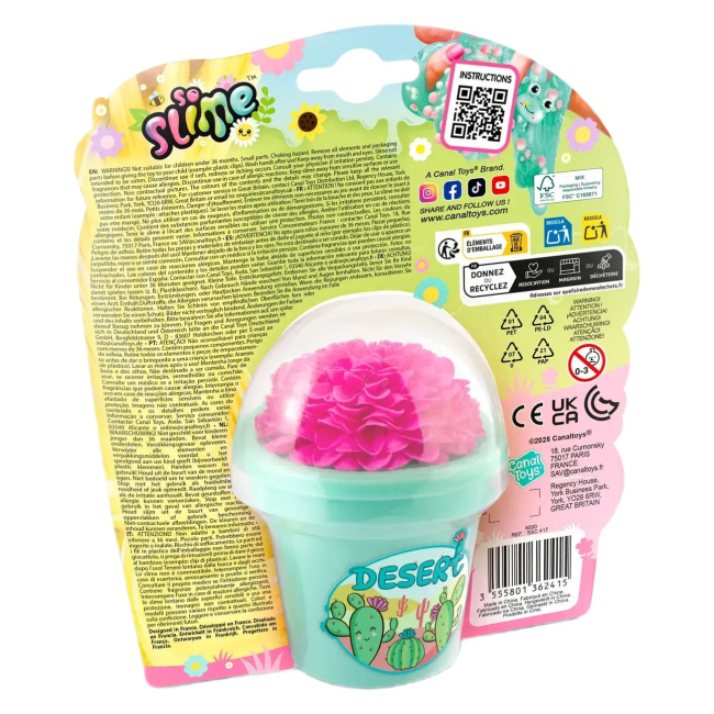 Научные игры, фокусы и опыты - ​Набор для творчества Canal Toys Slime DIY Волшебный цветок в ассортименте (SSC417)#2