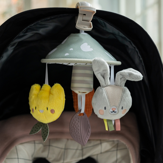 Подвески, дуги и мобили - Минимобиль для коляски Taf Toys Садик в городе Маленькие приключения (13195)#4