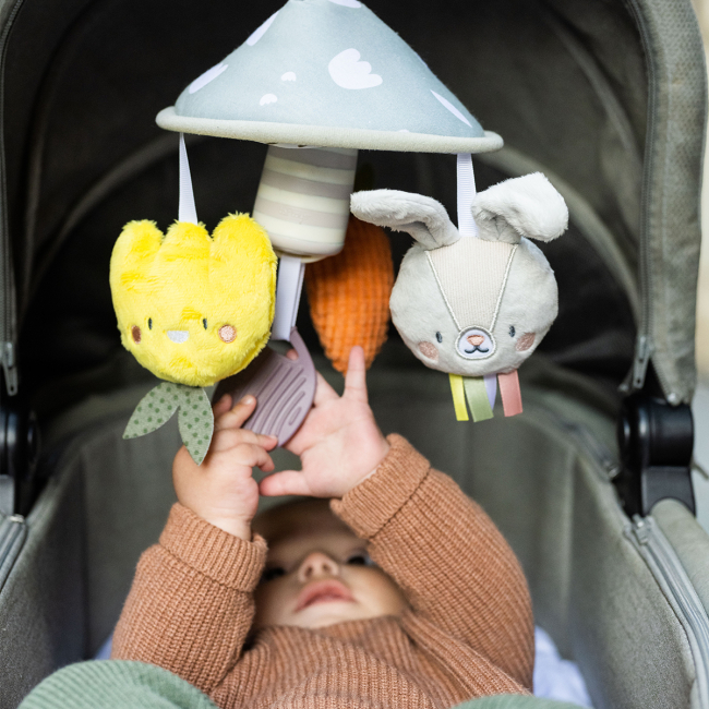 Подвески, дуги и мобили - Минимобиль для коляски Taf Toys Садик в городе Маленькие приключения (13195)#6