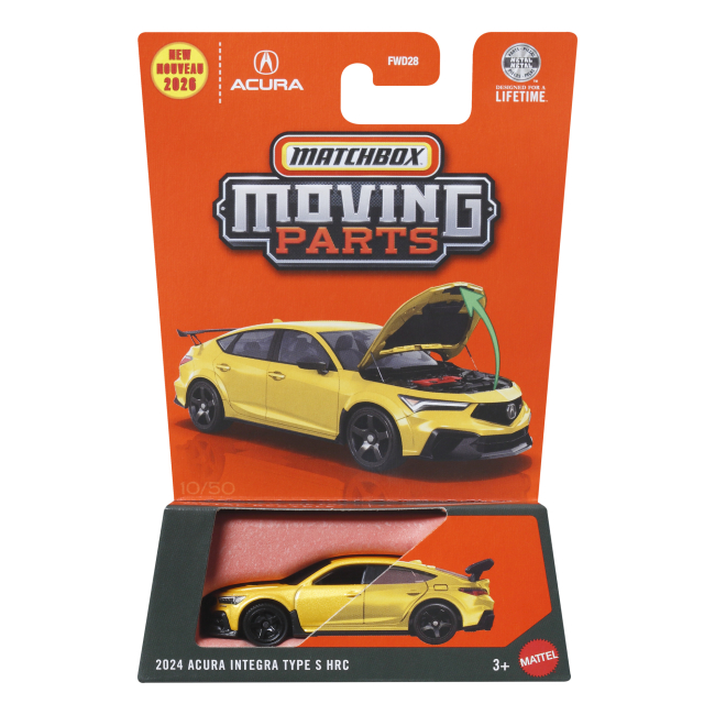 Автомоделі - Автомодель Matchbox Moving parts 2024 Acura Integra Type S HRC (FWD28/JHV20-LA30)#5