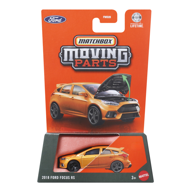 Автомодели - Автомодель Matchbox Moving parts 2018 Ford Focus RS (FWD28/JHV47-LA30)#5