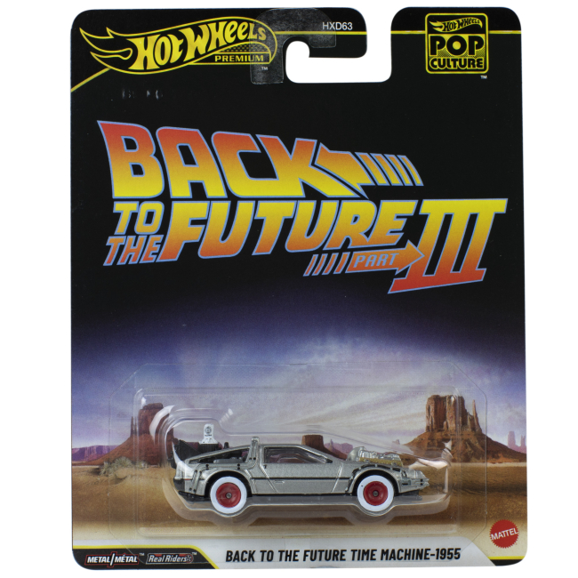 Автомодели - Автомодель Hot Wheels Pop culture Back to the Future Time machine 1955 (HXD63/JHW94)#6