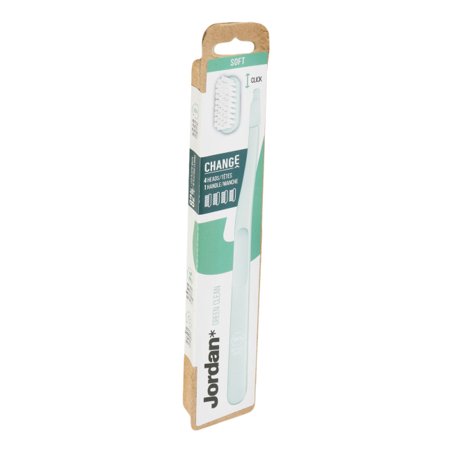 Косметика - Зубная щетка Jordan Change Green Soft 4-head в ассортименте (7046110060636)#2