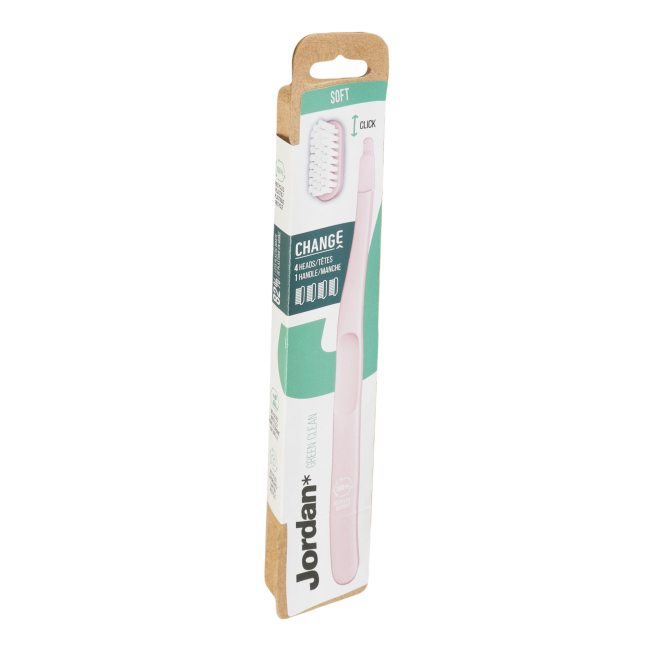 Косметика - Зубная щетка Jordan Change Green Soft 4-head в ассортименте (7046110060636)#3