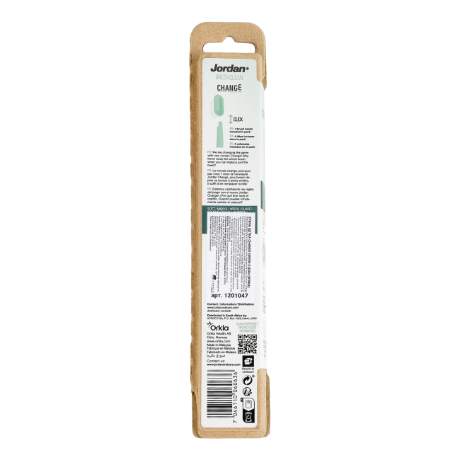 Косметика - Зубная щетка Jordan Change Green Soft 4-head в ассортименте (7046110060636)#6