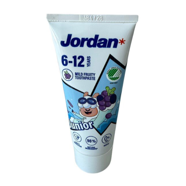 Доглядова косметика для малюків - Зубна паста Jordan Junior 6-12 років 50 мл в асортименті (7046110075562)#2