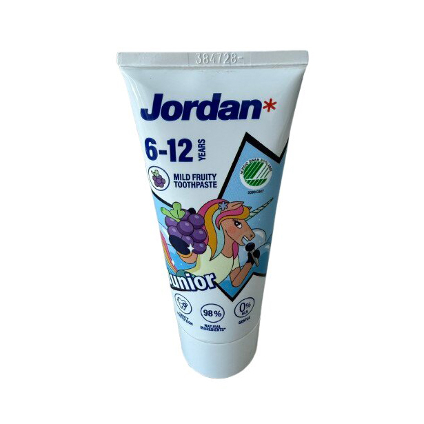 Доглядова косметика для малюків - Зубна паста Jordan Junior 6-12 років 50 мл в асортименті (7046110075562)#5