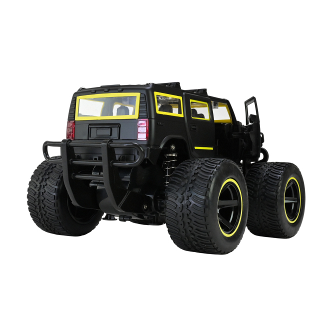 Радиоуправляемые модели - Автомодель Країна Іграшок Джип на радиоуправлении черная с желтым (666-733QMA/1)#4