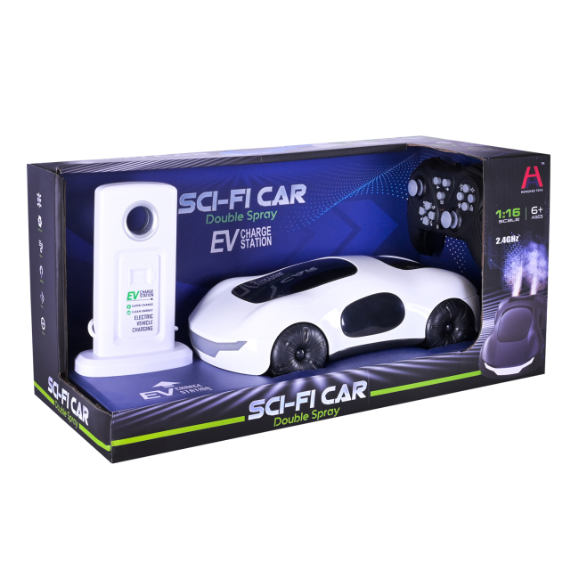 Радиоуправляемые модели - Автомодель Країна Іграшок на радиоуправлении белая (HH1204-C/1)#4