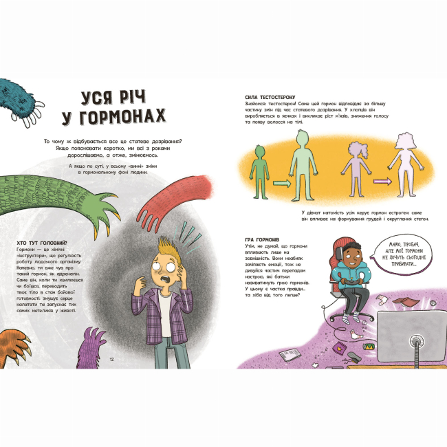 Познавательные книги (4-10 лет) - Книжка «Моє тіло. Без паніки! Ти просто дорослішаєш! Путівник для хлопців» Тім Коллінз (9786178771560)#7