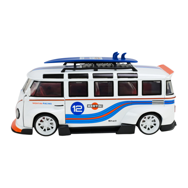 Автомодели - Автомодель Автопром Volkswagen T1 Bus 1:24 белый (AP7751/1)#2